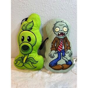 Plants vs Zombies Plush Set Peashooter and Zombie Sega Prize International 2016